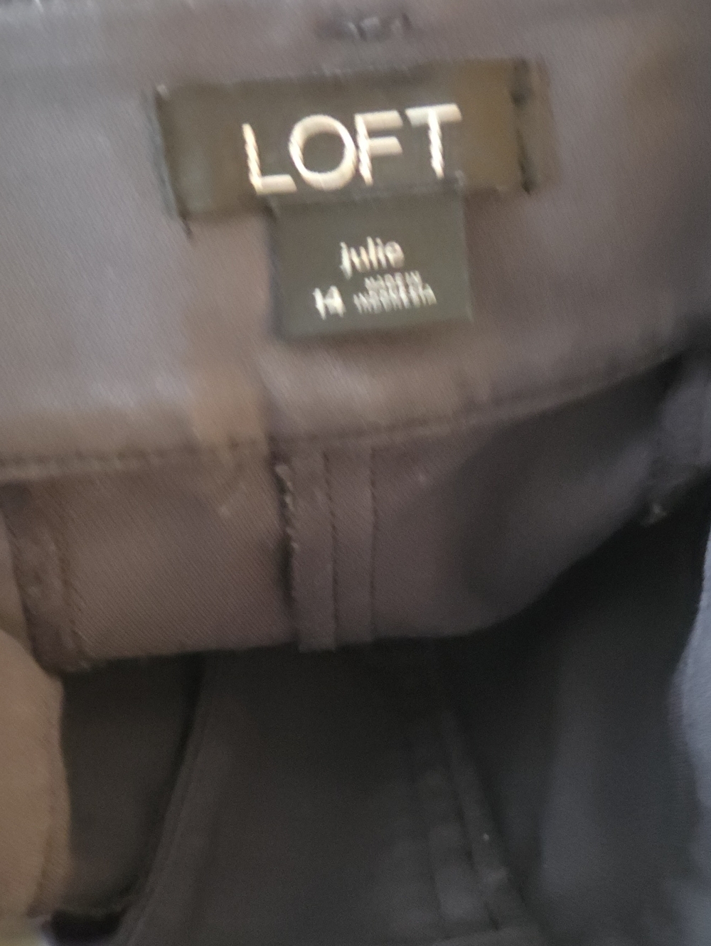 Loft Gray Pants. Julie